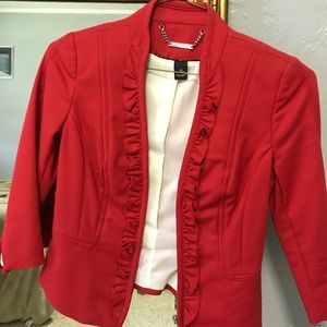 Red blazer
